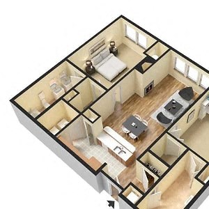 Luxury two bedroom apartment